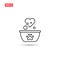 Pets bath icon vector design isolated 3