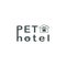 Pets hotel simple logo on white background