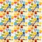 Pets seamless pattern