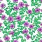 Petunia flowers pattern