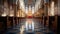 pews catholic church interior