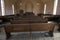 Pews in a Methodist Church in ghost town Bodie.