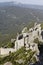 Peyrepertuse castle landscape