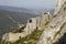 Peyrepertuse under the rock