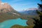 Peyto Lake closeup