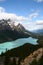 Peyto lake at spring, Banff National park, Canada