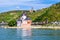 Pfalzgrafenstein Castle, on the Falkenau island in the Rhine riv