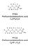 PFBS and PFOS, a surfactant, chemical formula and skeletal structure