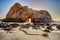 Pfeiffer Beach Keyhole Rock, Big Sur, Monterey County, California, USA