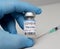 Pfizer vaccine against coronavirus COVID-19 in vial