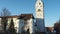 Pfullendorf, Germany. The old tower Oberes and the main gate, part of the ancient medieval fortifications of the city