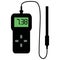 PH meter icon on white background. chemistry equipment symbol. Portable digital pH meter sign. flat style