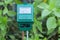 Ph meter, wet and luminosity sensor modern gardening and farming concept