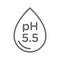 PH neutral balance vector icon, badge seal, logo