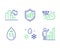 Ph neutral, Weather and Quick tips icons set. Medical tablet, Decreasing graph and Graph chart signs. Vector