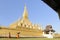 Pha That Luang golden temple in vientienne.