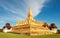 Pha That Luang monument, Vientiane, Laos.