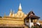 Pha That Luang stupa in Vientiane Laos