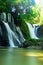 Pha Suea Waterfall at Tham Pla-Pha Suea National Park,Mae Hong S