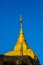 Phadan pagoda on mountian,Golden rock, Sakonnakorn Thailand