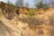 Phae Muang Phi Forest Park, sandstone erosion in Phrae, Thailand