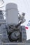 The Phalanx gun on US Navy destroyer during Fleet Week 2012