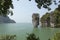 Phang Nga Bay, James Bond island, Thailand - Stock Image.