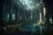 Phantasmal Mermaids and an Enchanting Sunken Palace: 8K Concept Art Trending on Artstation with Unrealistic Clarity