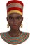 Pharaoh , Egypt, Egyptian, Queen, Isolated, Portrait