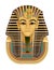Pharaoh golden death mask