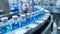 Pharmaceutical Facility Production Line Crafting Medical Vials & Vaccines. Laboratory machinery intricately engineers chemical gla