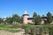 Pharmaceutical garden in the Monastery of Our Savior and St Euthymius in Suzdal town, Russia