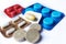 Pharmaceutical medicines capsules and tablets packets