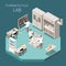 Pharmaceutical Production Isometric Composition