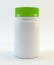 Pharmacy Beauty Medical / Pill / Medicine bottle | Green Cap | Photo Realistic 3D for mockups