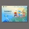 Pharmacy landing page medicine drugs object