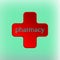 Pharmacy Logo Medicine red cross abstract design vector template.