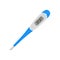 Pharmacy thermometer device object. Vector medical healthcare thermometer doctor equipment