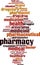 Pharmacy word cloud