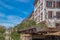 Pheasant Bridge, one swing hydraulic bridge built in 1888 on the district of Petite France, Strasbourg, France