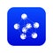 Phenol icon blue vector