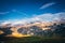 Phenomenal view from the Grossglockner Hochalpenstrasse from the highest point of the EdelweiÃŸspitze to the rest of the Austrian