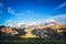 Phenomenal view from the Grossglockner Hochalpenstrasse from the highest point of EdelweiÃŸspitze to the rest of the Austrian Alps