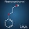 Phenoxyethanol primary alcohol molecule. It is glycol ether, antiinfective agent, preservative, antiseptic, solvent. Structural