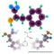 Phenylalanine molecule structure