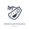 Phenylketonuria icon. Trendy flat vector Phenylketonuria icon on