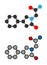 Phenylpiracetam drug molecule