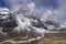 Pheriche valley with Taboche and cholatse summits in Nepal