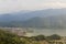 Phewa Lake, Lake Side, city mountains panorama view, Pokhara, Nepal