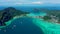 Phi Phi Islands, Thailand, Drone footage, Next to the Maya Bay, Plenty of boats, yachts, beautiful weather, visible mountains,